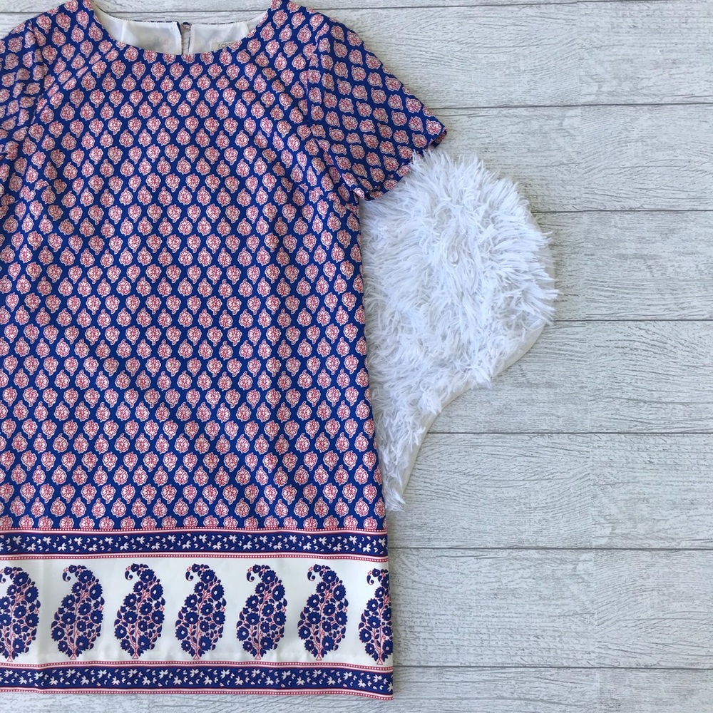 J. Crew Factory Petite Short Sleeved Gallery Dress